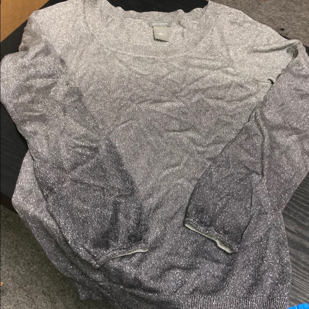 Ombré sparkle sweater